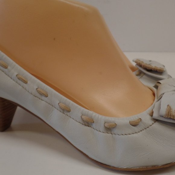 B Makowsky "BFEAST" Sz 9 White Leather - Picture 4 of 12